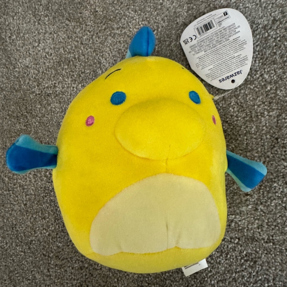 NWT Squishmallows Disney Flounder Stuffed Animal Plush Toy